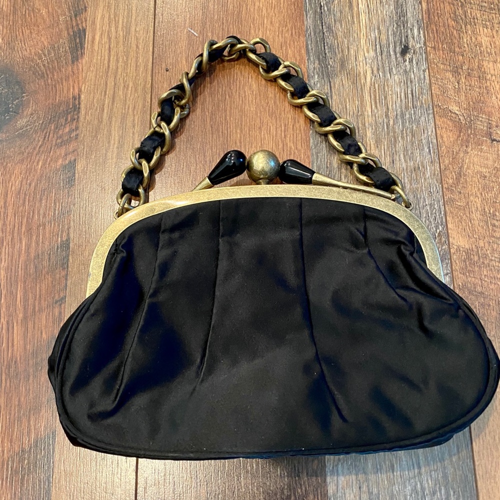 J.CREW Double Clasp 100% Silk Bag - Picture 6 of 8